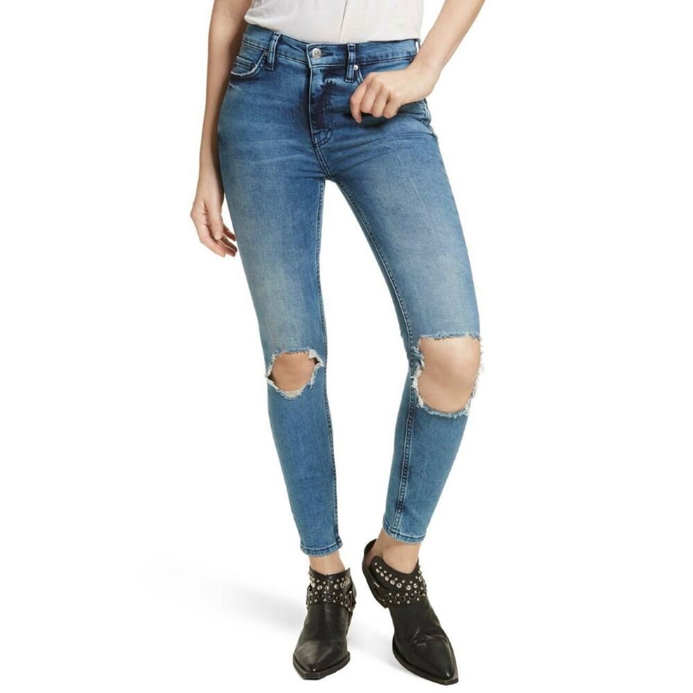Free People Busted Knee Skinny Jeans NWT